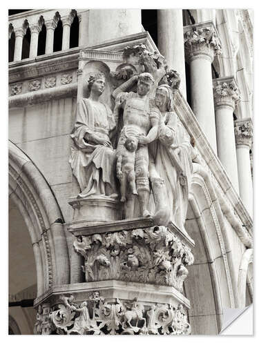 Adesivo murale Scultura al Palazzo Ducale, Venezia