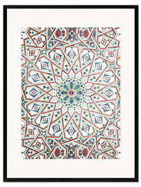 Kehystetty taidepainatus Moroccan mosaic