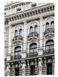 Foam board print Ornate facade