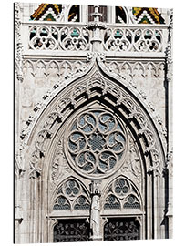 Tableau en aluminium Porte d’entrée de l’église Matthias, Budapest