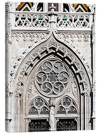 Canvas print Entrance gate to the Matthias Church, Budapest