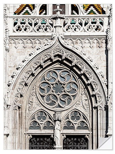 Naklejka na ścianę Entrance gate to the Matthias Church, Budapest