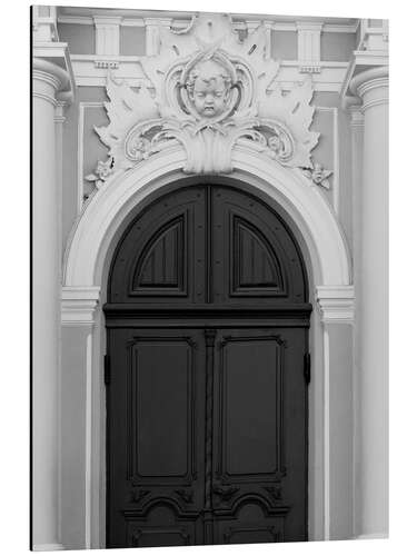 Tableau en aluminium Porte baroque