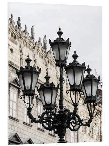 Obraz na PCV Lantern in front of the opera