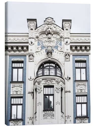 Canvas print Art Nouveau facade