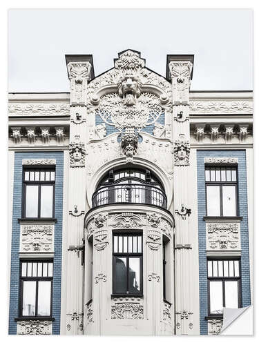 Wall sticker Art Nouveau facade