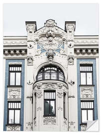 Wall sticker Art Nouveau facade