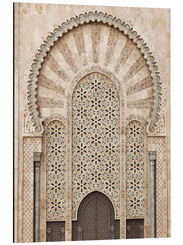 Aluminiumsbilde Hassan II Mosque in Morocco