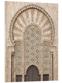 Foam board print Hassan II Mosque in Morocco