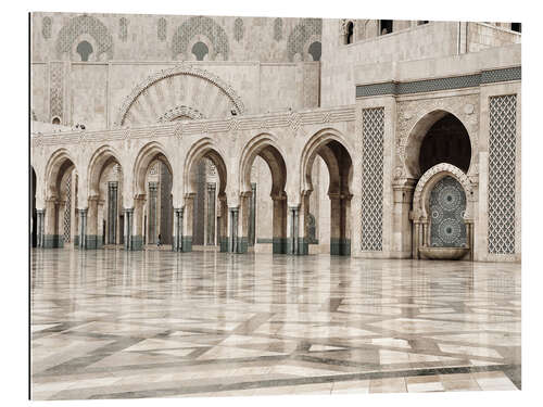 Gallery print Architecture of the Hassan II Mosque in Casablanca