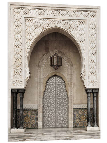 Foam board print Mosque Detail in Morocco