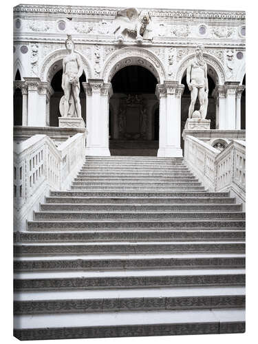 Canvas print Marble stairs in Venice