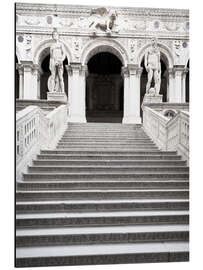 Magnettafel Marmortreppe in Venedig