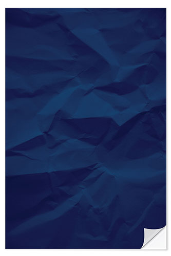 Självhäftande poster Classic blue paper