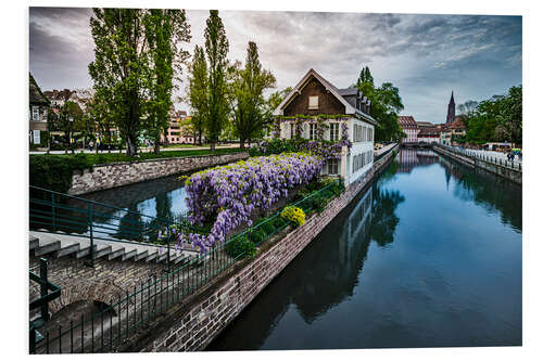 Tableau en PVC Vue sur la vieille ville de Strasbourg