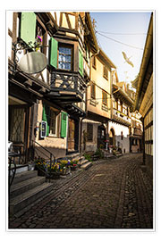 Print  Historical street view in Eguisheim - Felix Pergande