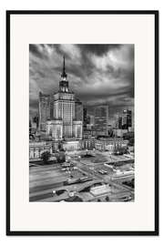 Gerahmter Kunstdruck Kulturpalast - Warschau