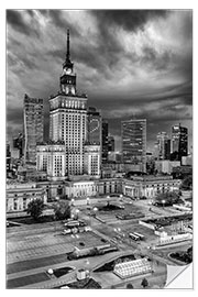 Vinilo para la pared Palacio de la Cultura - Varsovia