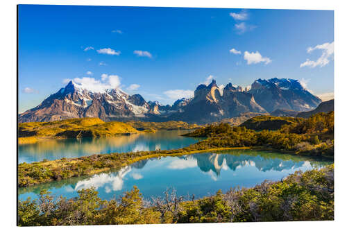 Aluminium print Torres del Paine National Park