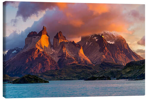 Obraz na płótnie Torres del Paine, Patagonia