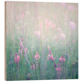 Hout print Flower meadow