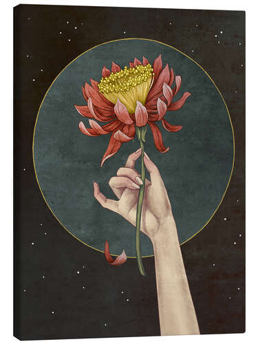 Quadro em tela Flor da Lua