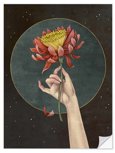 Autocolante decorativo Flor da Lua