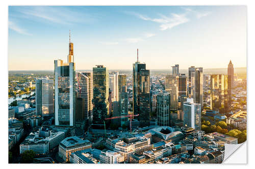 Selvklebende plakat Frankfurt am Main