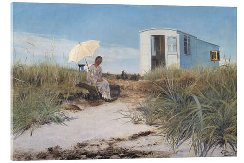 Akrylglastavla The Artist's Wife with the Family Caravan