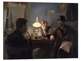 Magnettafel Ein Besuch in einer Schuhmacherwerkstatt