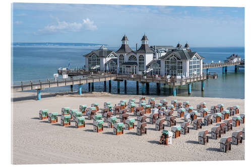 Acrylic print Ostseebad Sellin on Rügen