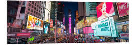 Foam board print Times Square Panorama