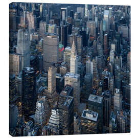 Canvas print Aerial view of the Chrysler Building in Midtown Manhattan