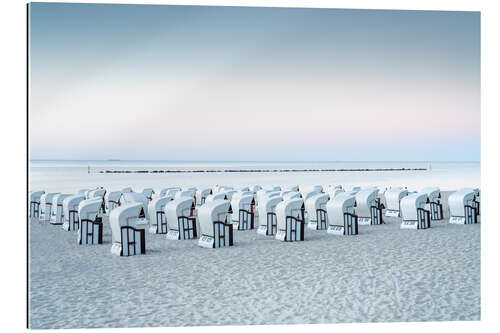 Gallery print Beach chairs on Rügen