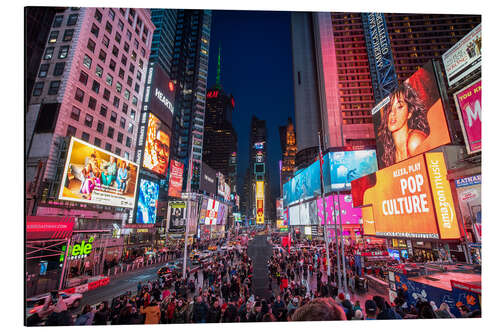 Tableau en aluminium Times Square à New York