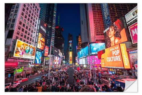 Vinilo para la pared Times Square en Nueva York