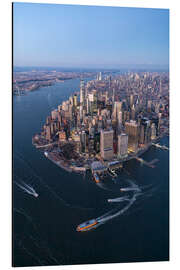 Magnettafel Lower Manhattan Luftaufnahme