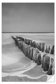 Naklejka na ścianę Mystical groyne on Sylt II