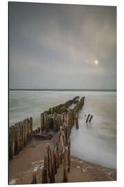 Stampa su alluminio Mistico groyne su Sylt IV