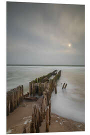 Foam board print Mystical groyne on Sylt IV