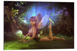 Aluminiumsbilde Purple fairy