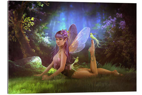 Galleritryck Purple fairy