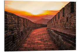 Galleritryk The Great Wall at sunset II