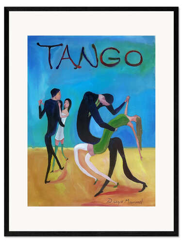 Kunsttryk i ramme Gala Tango 2
