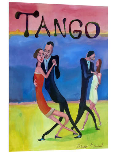 Foam board print Gala tango