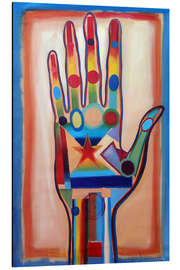 Alubild Die Hand VII