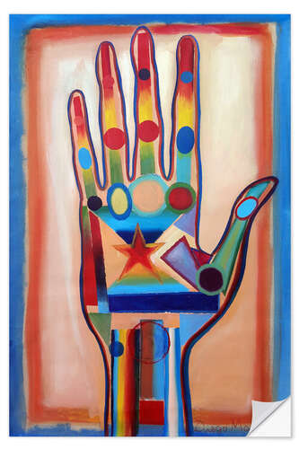 Wandsticker Die Hand VII