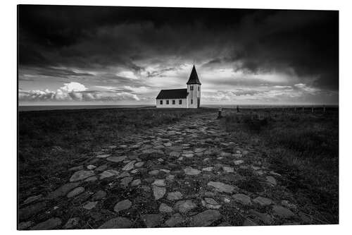 Aluminiumsbilde Wooden Church