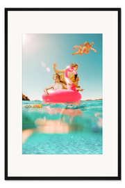 Gerahmter Kunstdruck Vintage-Sommer