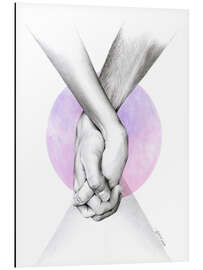 Magnettafel Händchen halten